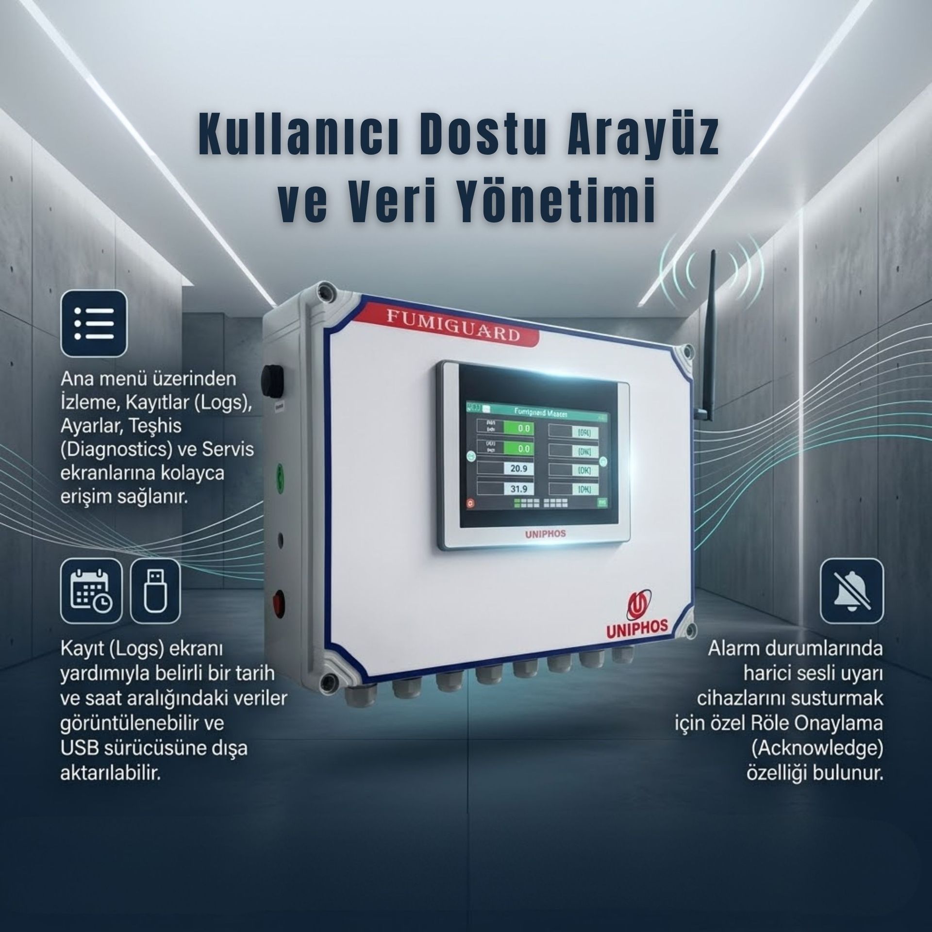 Fumiguard Ekran ve Teşhis